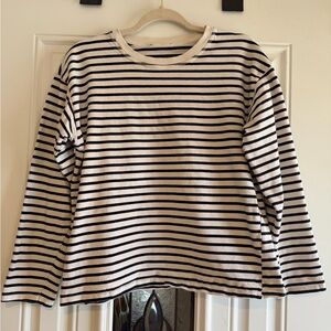 100% cotton Striped Long Sleeve Shirt